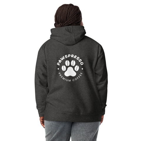 Sudadera con capucha unisex Pawspresso (edición limitada)