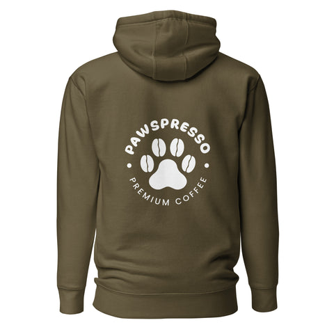 Sudadera con capucha unisex Pawspresso (edición limitada)